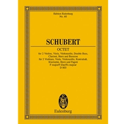 Octet in F Major, Op. 166, D. 803 (Study Score) - Mixed Octet