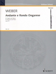 Andante and Hungarian Rondo, Op. 35 - Bassoon and Piano