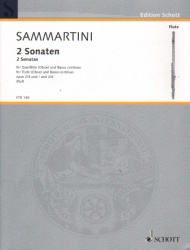2 Sonatas, Op. 2, Nrs. 4 and 6 - Flute (or Oboe) and Basso Continuo