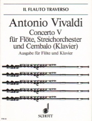 Concerto No. 5, Op. 10 (RV 434/PV 262) - Flute and Piano
