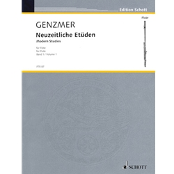 Neuzeitliche Etuden (Modern Studies), Volume 1 - Flute