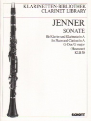 Sonata in G Major, Op. 5 - Clarinet in A and Piano