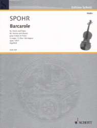 Barcarole in G Major, Op. 135, No. 1 - Violin and Piano