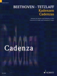 Cadenzas to the Violin Concerto in D Major, Op. 61 - Violin