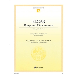 Pomp and Circumstance (Military March No. 1) - Clarinet and Piano