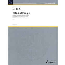 Tota Pulchra Es - Soprano, Tenor and Organ