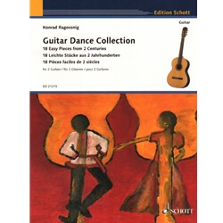 Guitar Dance Collection: 18 Easy Pieces from 2 Centuries - Classical Guitar