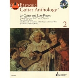 Baroque Guitar Anthology, Volume 2 (Bk/CD) - Classical Guitar