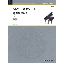 Sonata No. 3 Op. 57 "Norse" - Piano