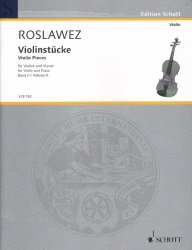 Violin Pieces, Vol. 2 - Violin and Piano