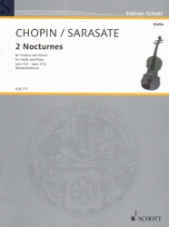 2 Nocturnes: Op. 9, No. 2 and Op. 27, No. 2 - Violin and Piano