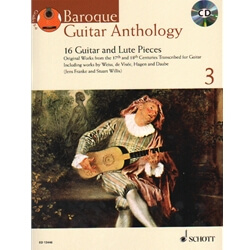 Baroque Guitar Anthology, Volume 3 (Bk/CD) - Classical Guitar