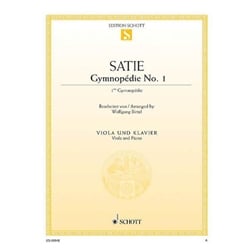 Gymnopedie No. 1 - Viola and Piano