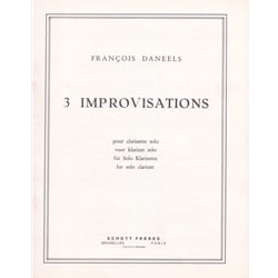 3 Improvisations - Unaccompanied Clarinet