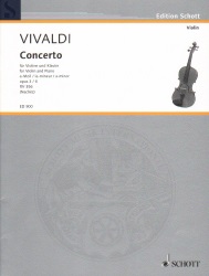 Concerto in A Minor, Op. 3 No. 6, RV 356 - Violin and Piano