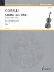 Sonata in D Minor, "La Follia," Op. 5, No. 12 - Violin and Piano