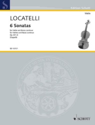 6 Sonatas, Op. 8 Nos. 1-6 - Violin and Basso Continuo