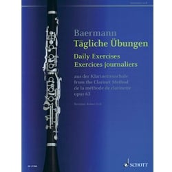 Daily Exercises, Op. 63: Scales - Clarinet