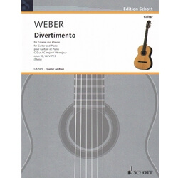 Divertimento in C Major, Op. 38, WeV P.13 - Classical Guitar and Piano