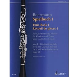 Tune Book 1, Op. 63 - Clarinet and Piano