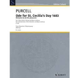 Ode for St. Cecilia's Day 1683 - Vocal Score