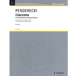 Ciaccona "In Memoriam Giovanni Paolo II" - String Sextet