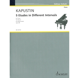 5 Etudes in Different Intervals, Op. 68 - Piano