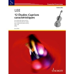 12 Etudes-Caprices Caracteristiques, Op. 100 - Cello Unaccompanied