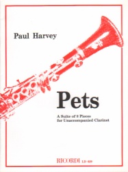 Pets: Suite of 8 Pieces - Clarinet Unaccompanied