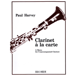 Clarinet a la Carte - Clarinet Unaccompanied