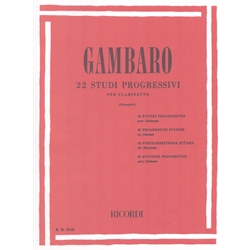 22 Progressive Studies - Clarinet