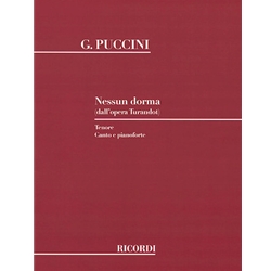 Nessun dorma (from Turandot) - Tenor Solo with Piano