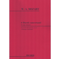 6 Concert Duets, Volume 2 (Nos. 4-6) - Clarinet Duet