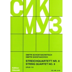 String Quartet No. 8, Op. 110 - Set of Parts