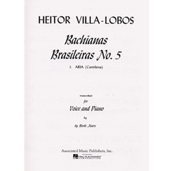 Aria from Bachianas Brasileiras No 5 - Voice and Piano