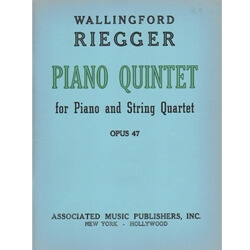 Piano Quintet, Op. 47 - Piano and String Quartet
