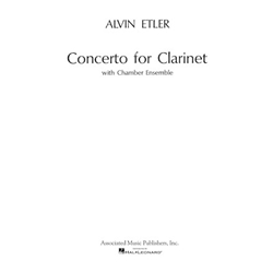 Concerto for Clarinet and Chamber Ensemble - Full score