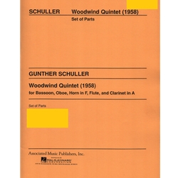 Woodwind Quintet (1958) - Set of Parts