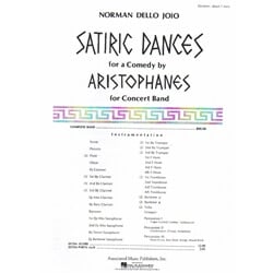 Satiric Dances for a Comedy by Aristophanes - Concert Band (Full Score)