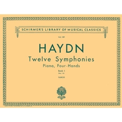 12 Symphonies, Book 1 - Piano 4 Hands