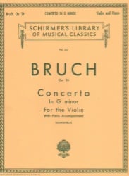 Concerto No. 1 in G Minor, Op. 26 - Violin and Piano