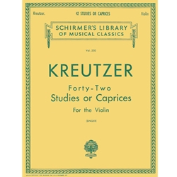 42 Studies or Caprices - Violin