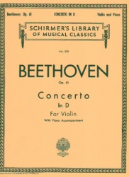 Concerto in D Major, Op. 61 - Violin and Piano