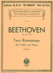 2 Romances, Opp. 40 and 50 - Violin and Piano