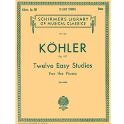 12 Easy Studies, Op. 157 - Piano