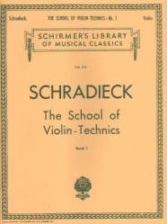 School of Violin Technics, Book 1