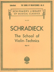 School of Violin Technics, Book 3