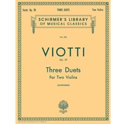 3 Duets, Op. 29 - Violin Duet