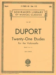 21 Etudes, Book 1 (Nos. 1-13) - Cello