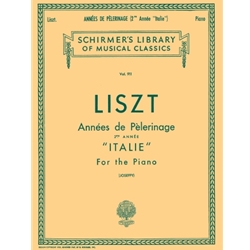 Annees de Pelerinage - Book 2: "Italie" - Piano